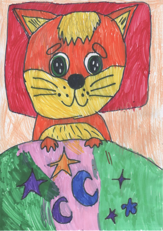 Детский рисунок - Рыжик