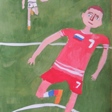 Рисунок "я люблю футбол" на конкурс "Конкурс детского рисунка “Спорт в нашей жизни”"