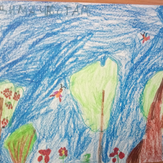 Рисунок "Лес для моей мамы" на конкурс "Конкурс детского рисунка "Рисовашки - 1-5 серии""