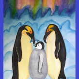 Рисунок "Семья пингвинов"