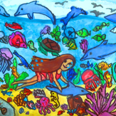 Рисунок "Подводный мир" на конкурс "Конкурс детского рисунка “Отдых Мечты - 2018”"
