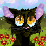 Рисунок "пиксельный кот"