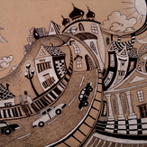 Рисунок "Город Шахты" на конкурс "Конкурс детского рисунка “Города - 2018” вместе с Erich Krause"