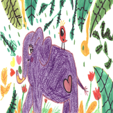 Рисунок "Верный слоник" на конкурс "Конкурс детского рисунка "Рисовашки и друзья""