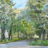 Рисунок "В парке"