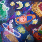 Рисунок "мои космические мечты" на конкурс "Конкурс детского рисунка “Таинственный космос - 2018”"