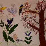 Рисунок "Лесные счетоводы" на конкурс "Экспресс-конкурс детского рисунка "Школа Животных""