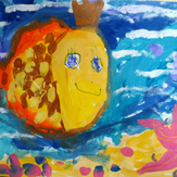 Рисунок "Исполняю все желания и во сне и наяву" на конкурс "Конкурс детского рисунка по 3-й серии "Волшебные Сны""