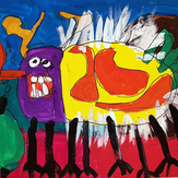 Рисунок "ГальфаТрон" на конкурс "Конкурс детского рисунка “Невероятные животные - 2018”"