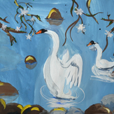 Рисунок "Лебеди" на конкурс "Конкурс творческого рисунка “Свободная тема-2020”"