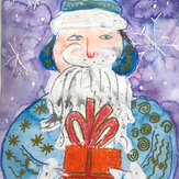 Рисунок "Добрый Дедушка Мороз" на конкурс "Конкурс “Новогодняя Магия - 2020”"