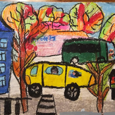 Рисунок "Мой город" на конкурс "Конкурс творческого рисунка “Свободная тема-2019”"