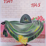 Рисунок "Мы помним" на конкурс "Конкурс детского рисунка “75 лет Великой Победе!”"