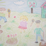 Рисунок "Летний отдых моей семьи" на конкурс "Конкурс детского рисунка “Отдых Мечты - 2018”"