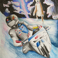 Рисунок "Путешествие в грозу" на конкурс "Конкурс творческого рисунка “Свободная тема-2024""
