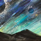 Рисунок "безграничная галлактика" на конкурс "Конкурс детского рисунка “Таинственный космос - 2018”"