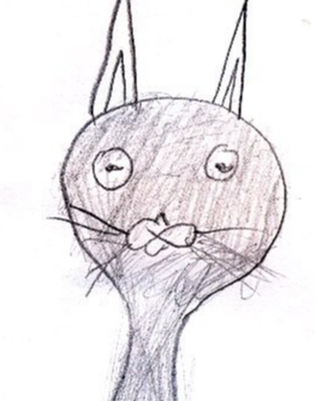 Детский рисунок - Котя