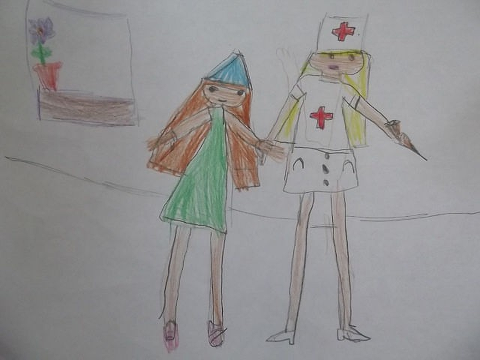 Детский рисунок - Медсеста
