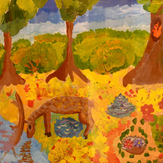 Рисунок "Волшебный лес" на конкурс "Конкурс творческого рисунка “Свободная тема-2020”"