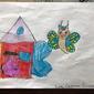 бабочка и ее домик, Юлианна Лялюгина, 8 лет