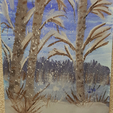 Рисунок "Зимний лес"