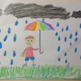 Рисунок "Летний дождик" на конкурс "Конкурс творческого рисунка “Свободная тема-2020”"