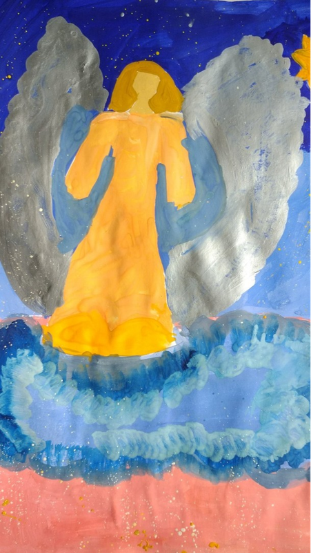 Детский рисунок - Тайна небес