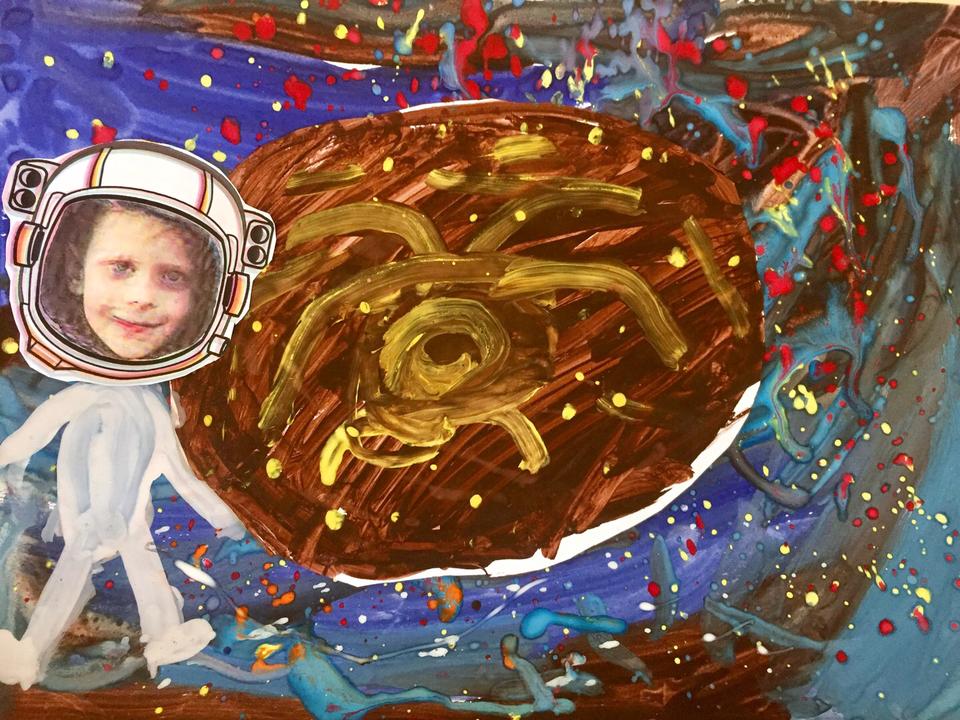 Детский рисунок - Планета Токсик