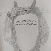 Рисунок "Мой друг Тоторо" на конкурс "Конкурс детского рисунка "Персонажи Аниме""