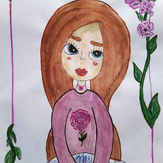 Рисунок "Моя любимая сестренка" на конкурс "Конкурс творческого рисунка “Моя Семья - 2019”"