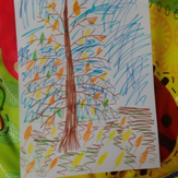 Рисунок "Осенние дерево" на конкурс "Конкурс рисунка "Осенний листопад 2017""