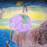 Рисунок "Верный слоник" на конкурс "Третий конкурс детского рисунка по 2-й серии «Верный Слоник»"