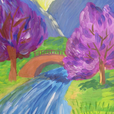 Рисунок "Весна" на конкурс "Конкурс творческого рисунка “Свободная тема-2019”"