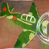 Рисунок "Воздушный бой" на конкурс "Конкурс детского рисунка “75 лет Великой Победе!”"
