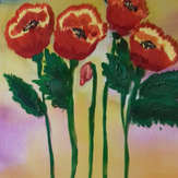 Рисунок "Тюльпаны" на конкурс "Конкурс творческого рисунка “Свободная тема-2019”"