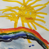 Рисунок "Моя любимая радуга" на конкурс "Конкурс творческого рисунка “Свободная тема-2019”"