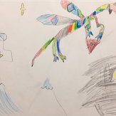 Рисунок "Бриллиантовый леопард" на конкурс "Конкурс детского рисунка “Невероятные животные - 2018”"