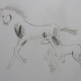 Рисунок "Лошадки"