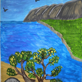 Рисунок "Прекрасное озеро" на конкурс "Конкурс творческого рисунка “Свободная тема-2020”"
