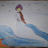 Рисунок "Принцесса лебедь"
