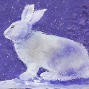 Рисуем поэтапно милого кролика гуашью