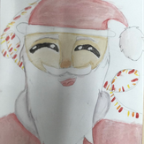 Рисунок "Санта Клаус" на конкурс "Конкурс “Новогодняя Магия - 2020”"