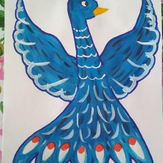Рисунок "Синяя птица"