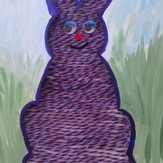 Рисунок "Зайчик в траве"