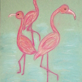 Рисунок "Фламинго"