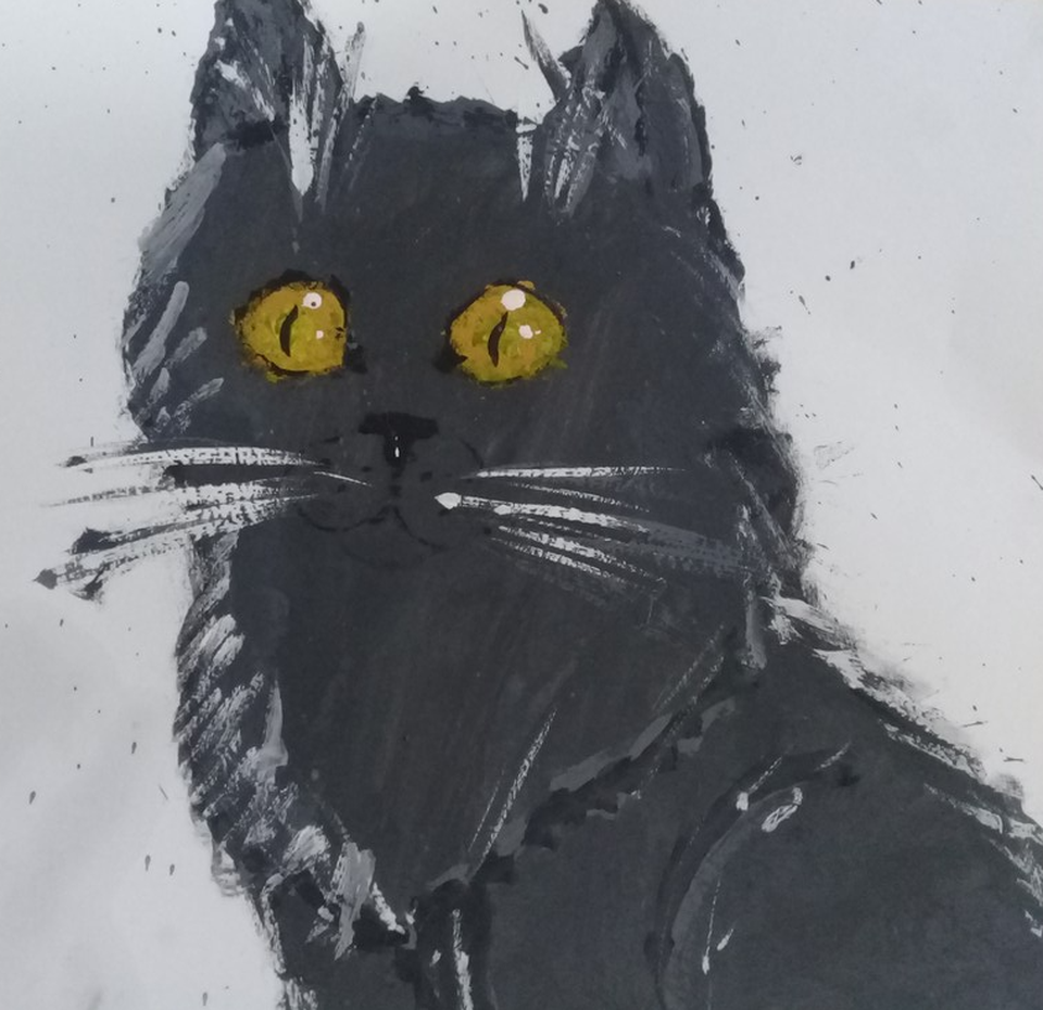 Детский рисунок - Котя