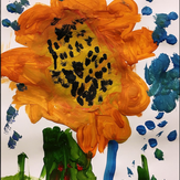 Рисунок "Рисую как Ван Гог" на конкурс "Конкурс детского рисунка “Сказочная осень - 2018”"