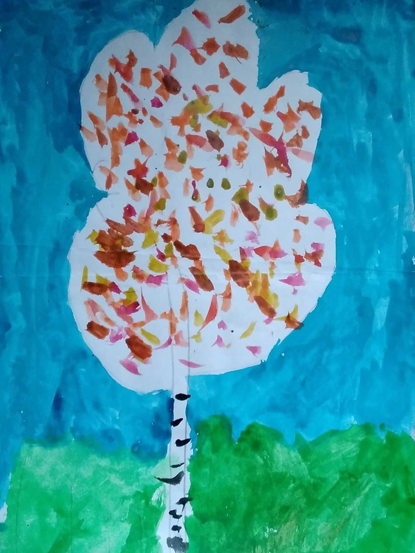 Детский рисунок - Осень