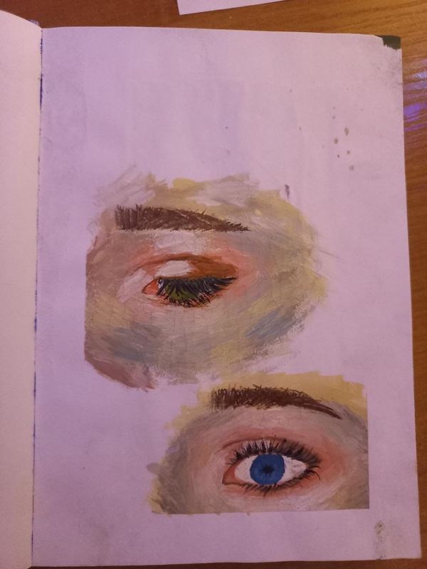 Детский рисунок - Глаз