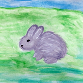Рисунок "Кролик" на конкурс "Конкурс детского рисунка “Невероятные животные - 2018”"